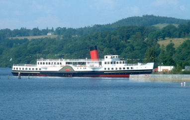 The Maid of the Loch Today, under restoration.