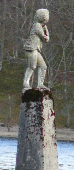 Luss Boy's Statue