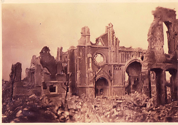 Ypres Church Ruin WW1