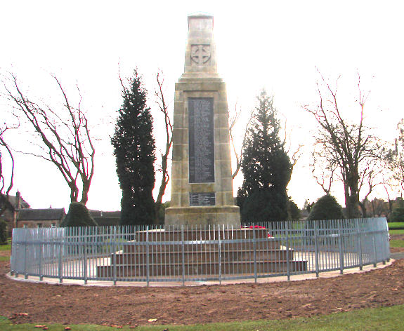 North Side of Cenotaph in Christie Park